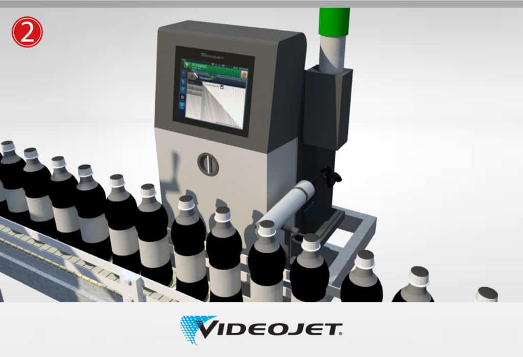 Videojet 1860_สายการผลิตน้ำดื่ม