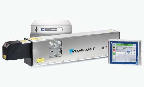 เครื่องพิมพ์วันที่ผลิตเลเซอร์ VideoJet CO2 Laser 3640