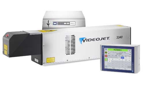 เครื่องพิมพ์วันที่ผลิตเลเซอร์ VideoJet CO2 Laser 3340