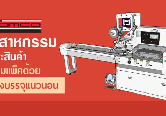 อุตสาหกรรมและสินค้า ที่นิยมแพ็คด้วย เครื่องบรรจุแนวนอน
